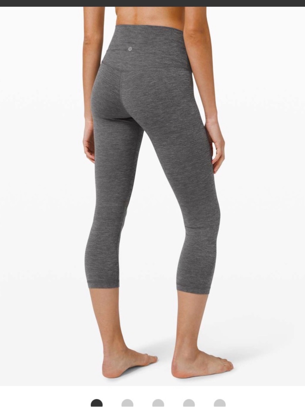Lululemon Align Crop *21"
Heathered Black
